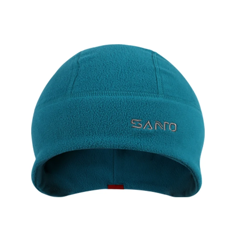 Уличная флисовая шапка для мужчин и женщин, походные шапки для туризма, кепки для часов, ветрозащитная утолщенная Шапка-бини для Oudoor, лыжная альпинистская походная - Цвет: Зеленый