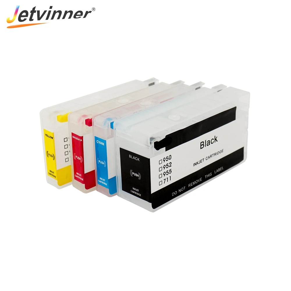 Jetvinner для HP 950 951xl 951 перезаправляемый картридж Officejet Pro 8100 8600 8610 8620 8630 8660 8615 8625 251dw |
