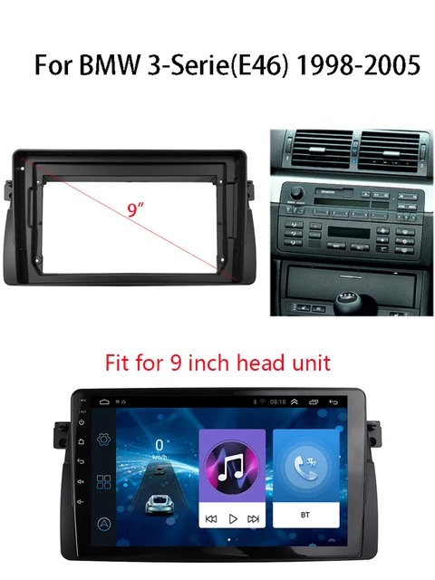 Mascherina Autoradio Doppio DIN Per BMW Serie 3 E46 (1998-2005) - Modello 10-498 - Foto 4