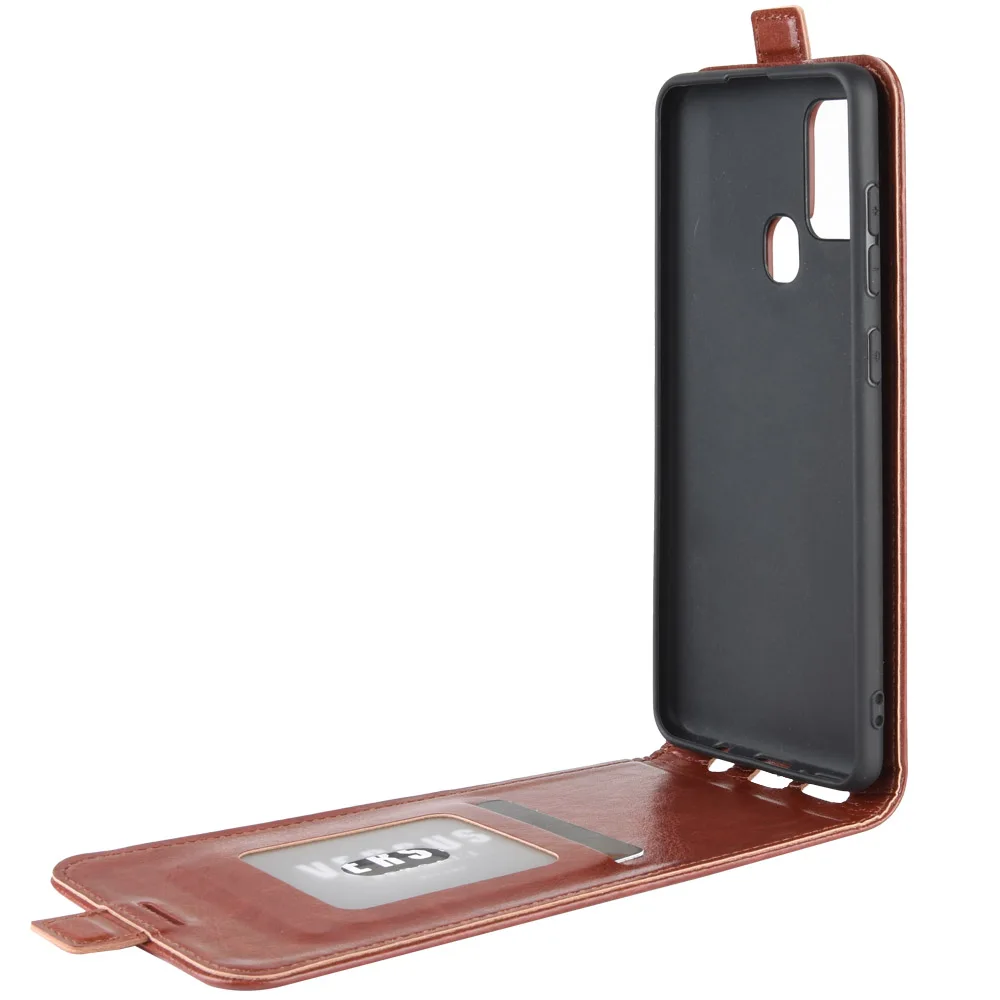 For Samsung A21S Case SM-A217F Vertical Flip Leather Phone