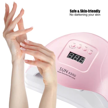 

New 80W UV Nail Lamps L-E-D Lamp Smart Polish Sensor Light for Nails Nail Dryer Art Tools