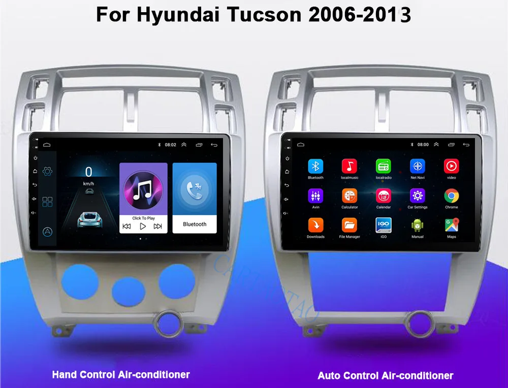 Top 2 din Android 8.1 car dvd 2.5D HD 10.1" car GPS navigation radio Bluetooth multimedia player stereo for Hyundai Tucson 2006-2013 2 Top 2 din Android 8.1 car dvd 2.5D HD 10.1" car GPS navigation radio Bluetooth multimedia player stereo for Hyundai Tucson 2006-2013 2