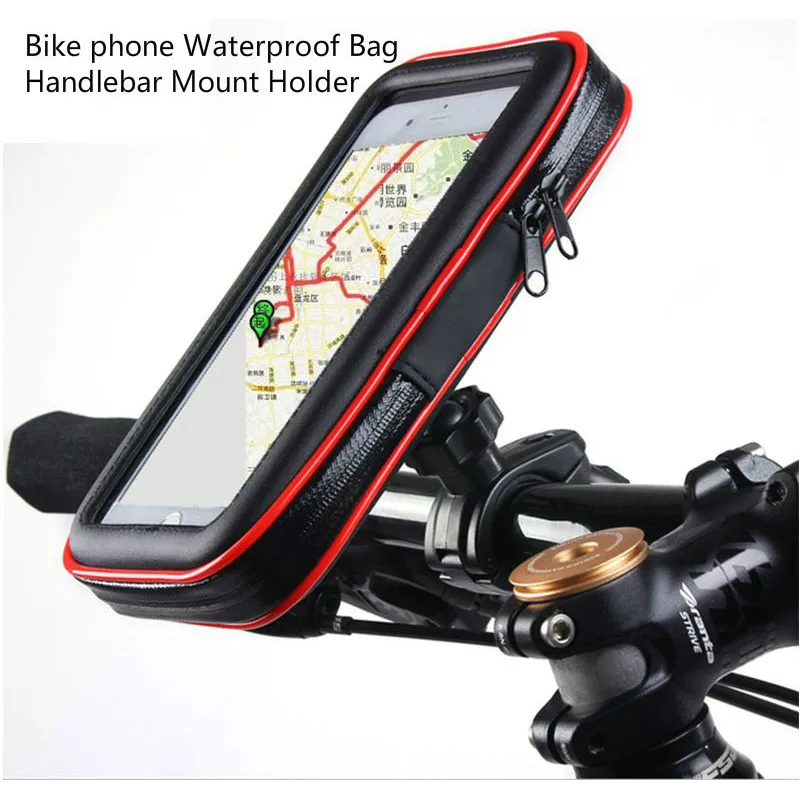 Waterproof Touch Screen Bike Phone Holder & Storage Bag