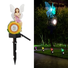 Светодиодный садовый светильник на солнечной батарее, Сказочная форма, ночник, светильник на солнечной батарее, лампа для сада, креативный солнечный светильник