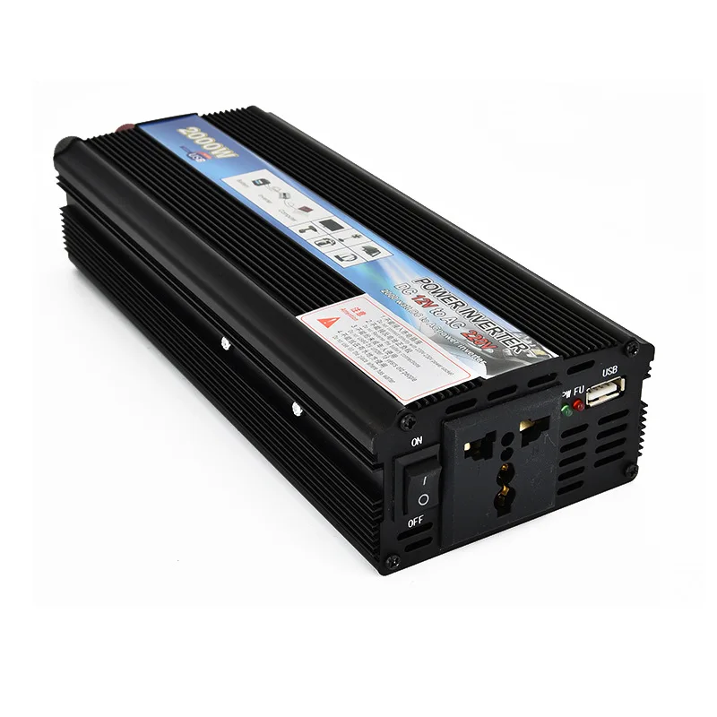 2000W инвертора малой мощности Солнечный преобразователь 12 v/24 V до 220V автозапчасти Toyota Hilux XC-29
