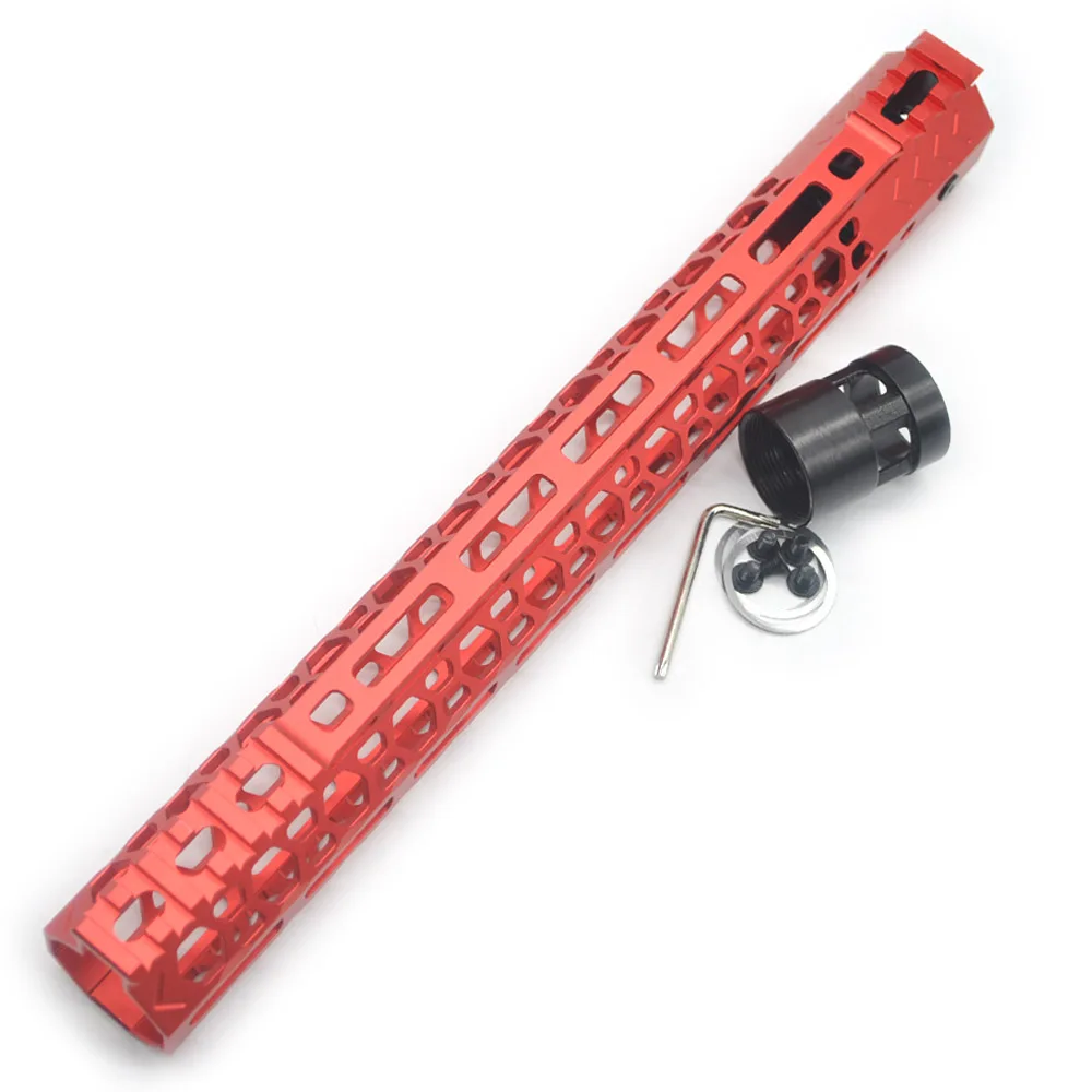 APLUS черный/красный/TAN_13.5 ''дюймовый M-LOK поручень Сверхлегкий Пикатинни поплавковая система крепления подходит. 223/5. 56/AR-15 серия