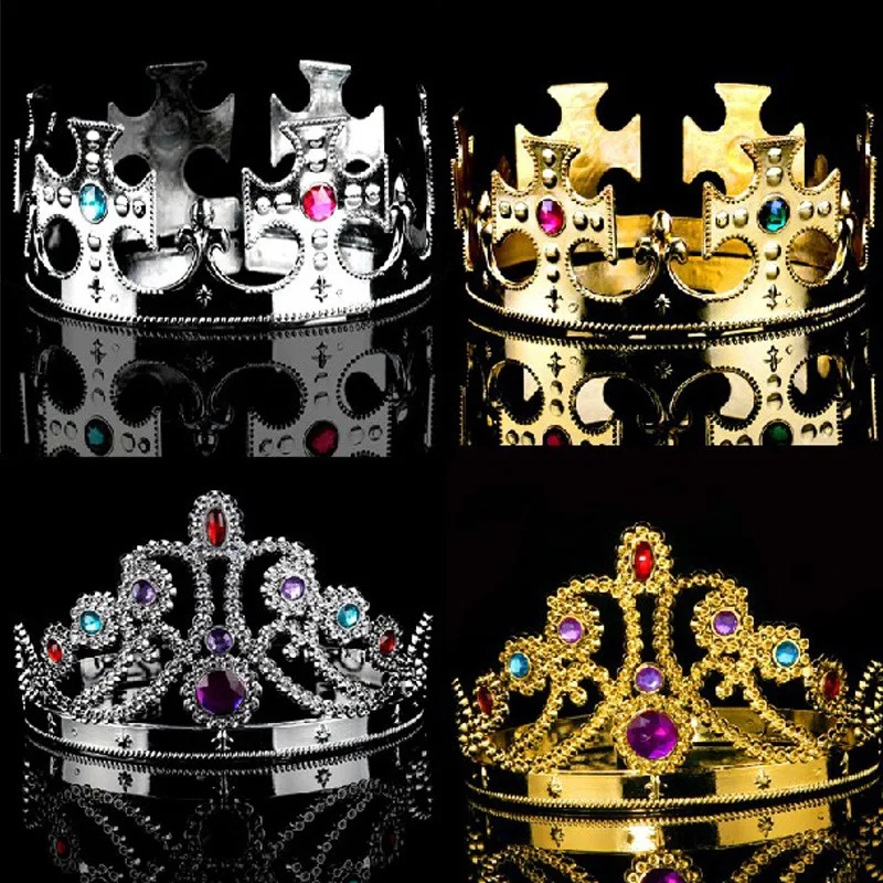 

2019 Halloween Decoration Cosplay King's Head Queen's Crown Princess Head for Birthday Wedding Party Decoration