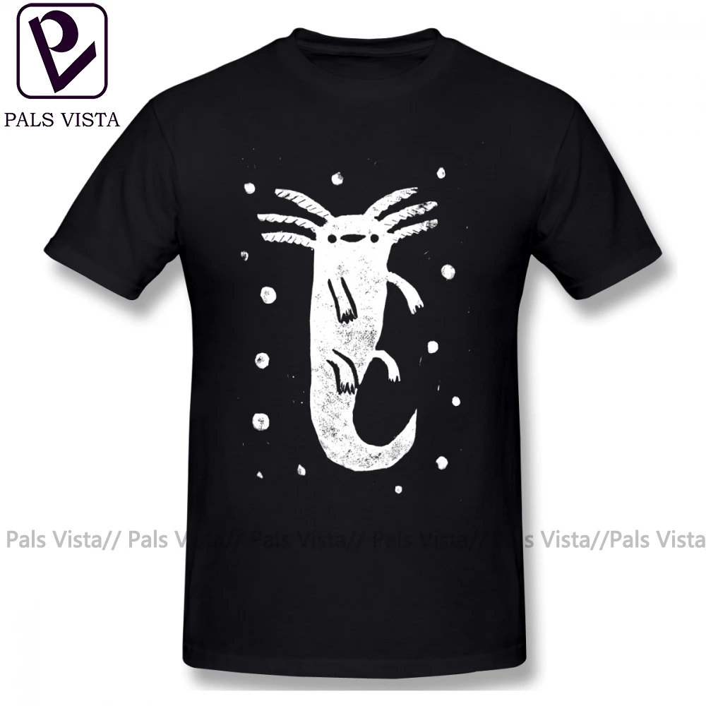 Амбистомовые футболка аксолотль принт A для мальчиков хлопковая с короткими