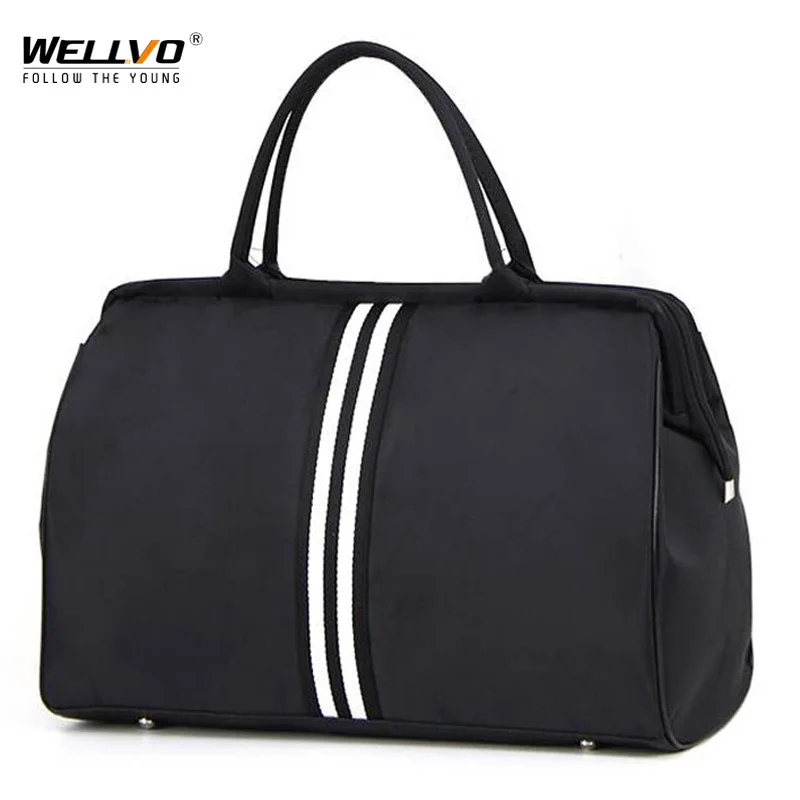 Handbag Luggage Duffle-Bags Traveling-Bag Weekend Overnight Foldable Mens Big XA637ZC