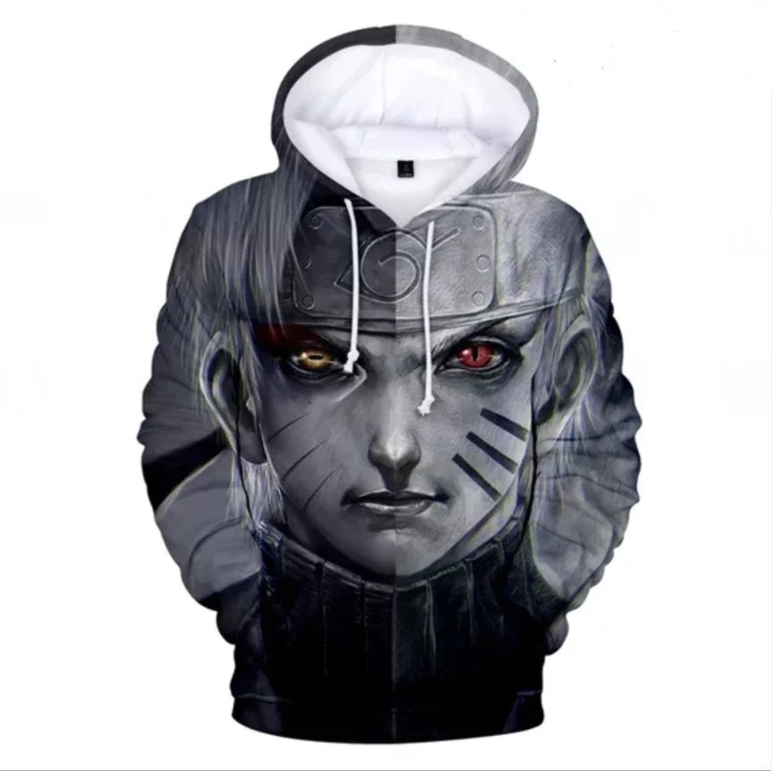 

Men's Sweatshirts 3D Naruto Hoodies Pullover Long Sleeve Sweatshirts Men/Women Harajuku Hoodie Anime Naruto Hoodies Plus Size