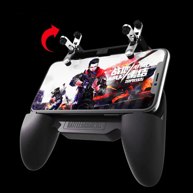  Mobile Phone Game Controller Shooter Joystick Cooling Fan Gamepad for PUBG E65A