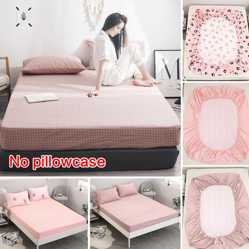 

New Printing Bed Mattress Cover Mattress Protector Pad Fitted Sheet Bed Linens with Elastic