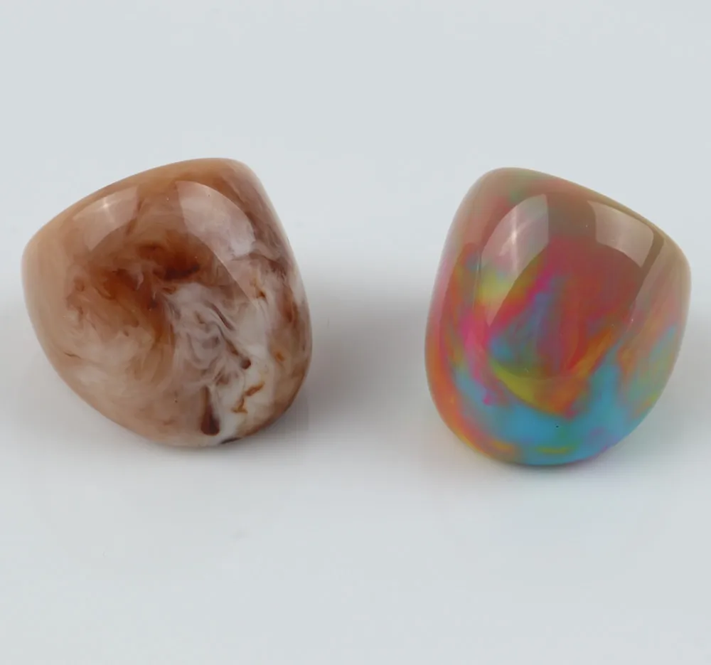 Chunky Resin Rings 3