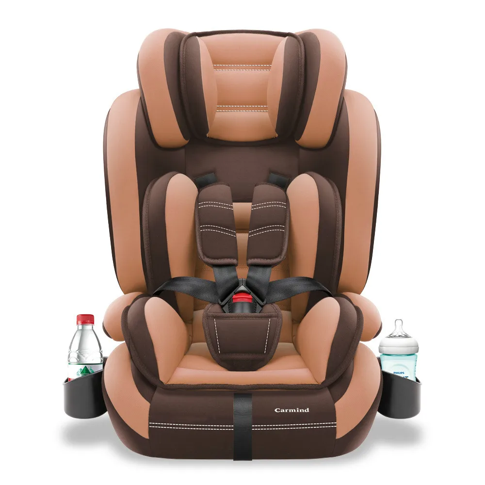 Seat belt fixing B Горячая Carmind детское автомобильное безопасное сиденье для 9 M-12 лет с Мягкий соединитель ISOFIX и защелкой вперед универсальные автомобильные сиденья - Цвет: Seat belt fixing B
