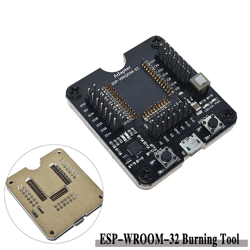 ESP8266 ESP32 ESP-WROOM-32 ESP32-WROVER макетная плата Тесты сжигание приспособление инструмент загрузчик для ESP-12F ESP-07S ESP-12S - Цвет: ESP32-WROOM-32
