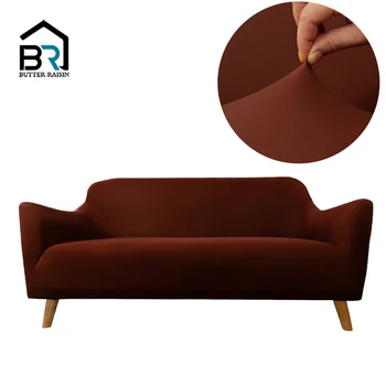 

Solid Color Corner Sofa Covers for Living Room Elastic Spandex Couch Cover Stretch Slipcovers L Shape Sofa Cover 1/2/3/4 Seater