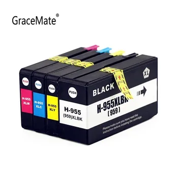 

GraceMate 955 XL Compatible 955XL Ink Cartridge for HP OfficeJet Pro 7720 7740 8710 8715 8720 8730 8740 8210 8216 8725 Printer