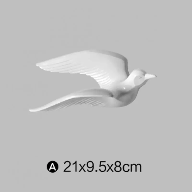 Ice Cracked Glaze Design White Simulation Seagull Crafts Home Wall Corridor Seagull Sculpture Ornaments Decorations Ice Cracked Glaze Design White Simulation Seagull Crafts Home Wall Corridor Seagull Sculpture Ornaments Decorations