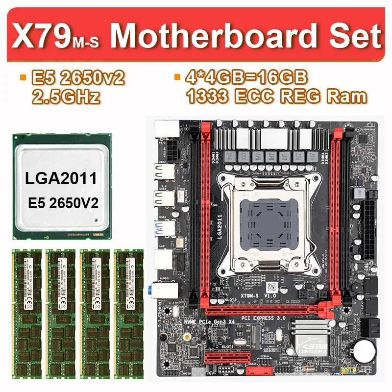 Best Price X79 LGA2011 motherboard bundle discount X79 motherboard with M.2 SSD slot CPU Intel Xeon E5 2650 V2 RAM 16G(4*4GB) USB DATA 3.0 Best Price X79 LGA2011 motherboard bundle discount X79 motherboard with M.2 SSD slot CPU Intel Xeon E5 2650 V2 RAM 16G(4*4GB) USB DATA 3.0