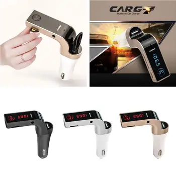 

Car FM Bluetooth Transmitter Wireless G7 AUX with USB Port Support WMA U Disk TF
