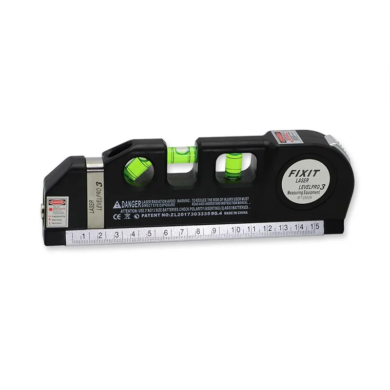 A Laser Level Meter 630-680 мм Многоцелевой лазерный уровень длина волны вертикальный горизонт измерения стандартная Лазерная Метрическая линейка измеритель уровня штатив зажим - Цвет: A Laser Level Meter