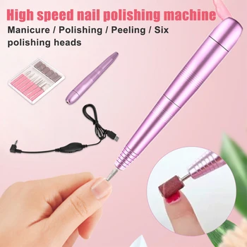 

Electric Nail File Sander Manicure Machine Portable Pedicure Polishing Tools Home HJL2019