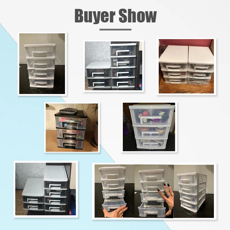 4 слоя прозрачный Рабочий стол с выдвижными ящиками Тип ящик для хранения мини косметики-органайзер для хранения всякой всячины держатель Офис ящик для хранения