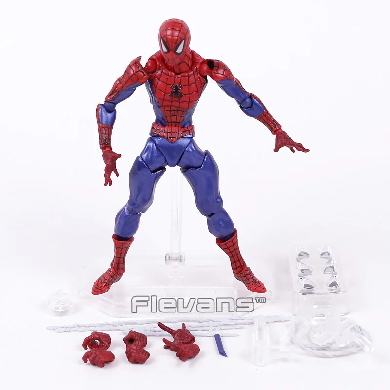Revoltech фигурка Дэдпул Человек-паук Железный человек Росомаха Магнето Капитан Америка Карнаж Psylocke Deathstroke гамбит Бэтмен Веном