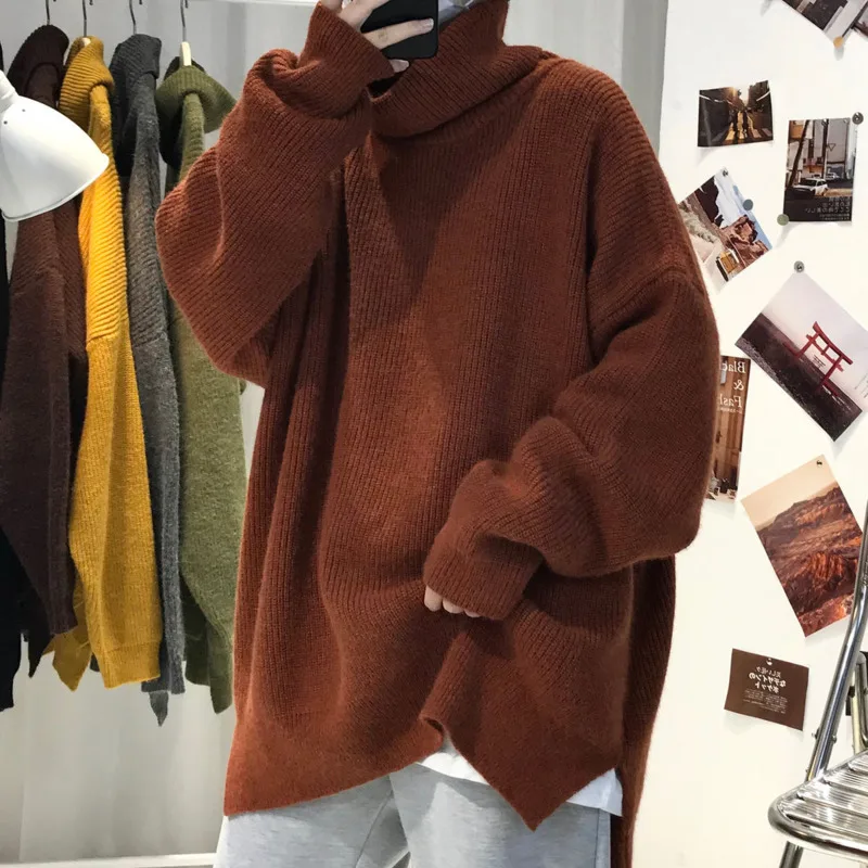 Winter Thick Turtleneck Sweater Men's 