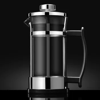 

Double-Layer Stainless Steel 304 French Press American-Style Coffee Pot Convenient Household Teapot Tea Machine