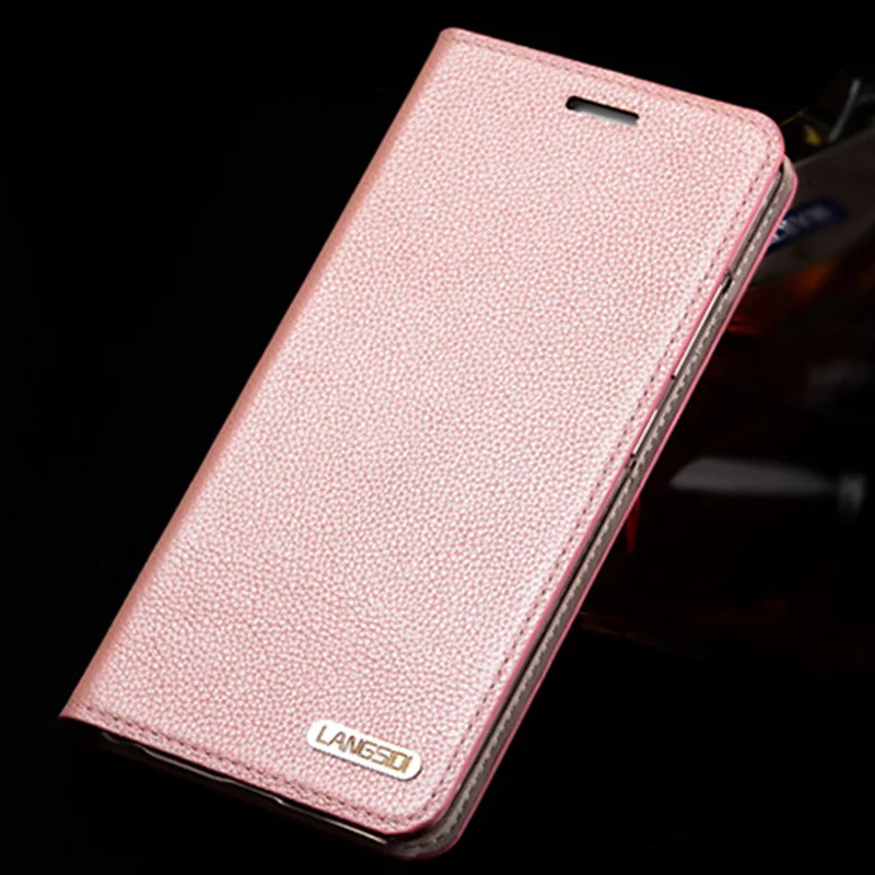 Rose Gold Чехол из воловьей кожи с откидной крышкой для sony xperia Z2 Z3 Z4 Z5 X XZ1 XZ2 XZ4 Compact XA XA1 XA2 ultra XZ Premium для xperia 5 8 10 plus - Цвет: Rose Gold