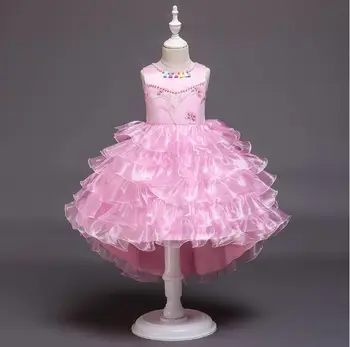 

Girls Kids Wedding Flower Girl Dress Princess Party Pageant Dresses Christmas Gown 2-10T Teenage