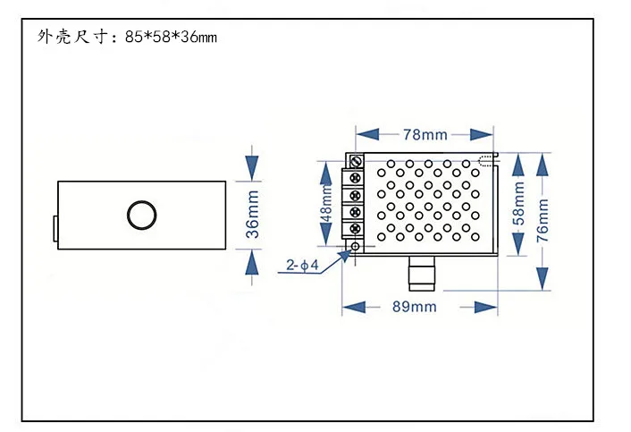 Универсальный контроллер DC9V 12V 24V 36V 48V 60V DC щеточный регулятор скорости двигателя