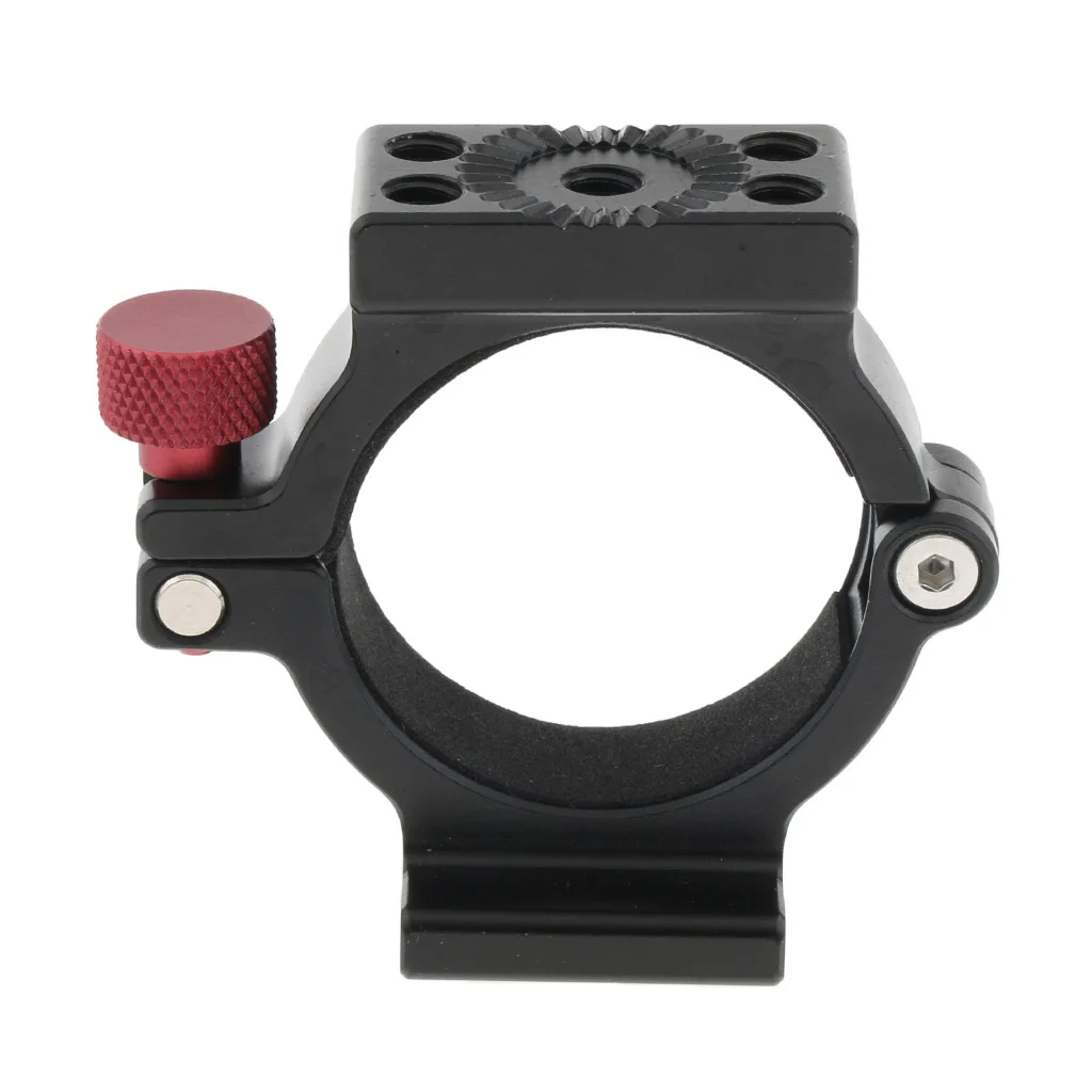 Алюминиевый кольцевой зажим с холодным башмаком для Zhiyun Smooth 4 ручной Gimbal-черный