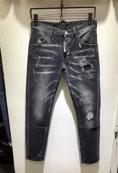 

NEW Men Jeans Ripped for Men Skinny DSQ D2 Jeans Pants Men Jeans Zipper Outwear Man Pants 1 order