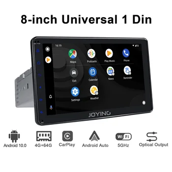 

Car Radio 1 din universal 8" IPS 1280*720 4GB RAM+64GB ROM stereo autoradio GPS Map WIFI Bluetooth with Carplay/4G video player