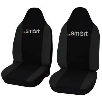 

COPRISEDILI AUTO SMART 2a SERIE W451 BICOLORE NERO/GRIGIO SCURO - COPPIA