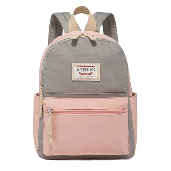 

Schoolbag female Korean version canvas student new junior high school student large capacity Backpack