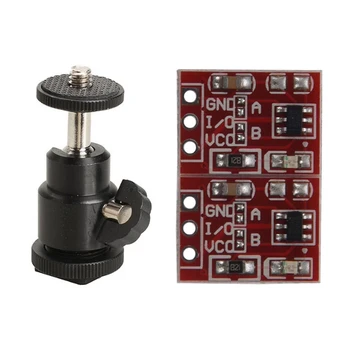 

1 Pcs Mini Hot Shoe Holder Ball Head Stand DSLR Camera Tripod & 2 Pcs TTP223 Capacitive Switch Button Self-Lock Module