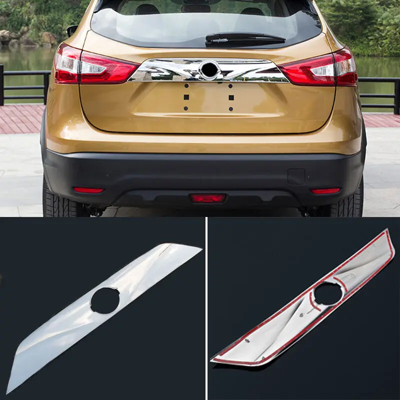 Подходит для Nissan Qashqai хром высокое качество Задняя Крышка багажника декоративная накладка