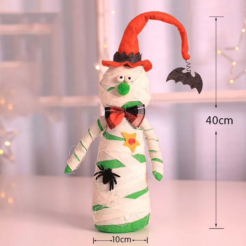 

40cm Halloween Black Cat Mummy Pumpkin Witch Mall Hotel Home Window Decor Prop .