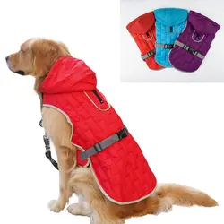 Водонепроницаемая зимняя куртка для собак, теплая куртка для щенков, утепленное пальто, одежда для собак, одежда для маленьких, средних и