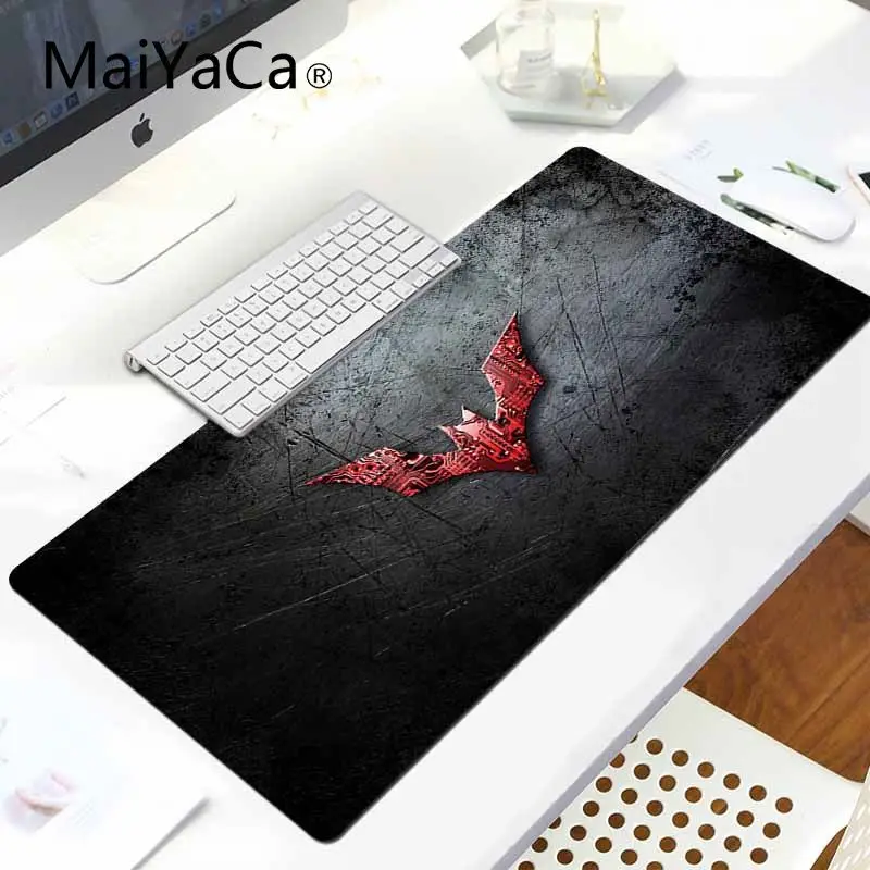 MaiYaCa ваш собственный коврик с логотипом Бэтмена, игровой коврик для геймера, коврик для мыши, игровой коврик для ноутбука, коврик для мыши, игровой коврик для мыши