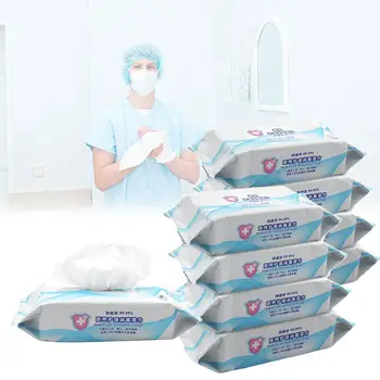 

Household Portable 25pcs/Box Alcohol Disinfection Wipes Antiseptic Cleaning Sterilization Wipes Wet Wipes First Aid Convenient