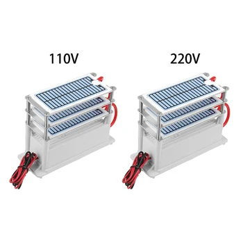 

18G Portable Ceramic Ozone Generator Three Integrated Long Life Ceramic Plate Ozonizer Air Water
