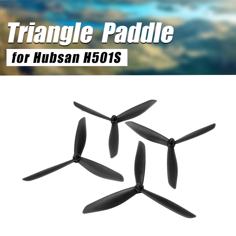 

2Pair Upgraded Triangle High Speed Paddle CW/CCW Propellers for Hubsan H501S X4 Blades Quadcopter RC Drone Spare Parts