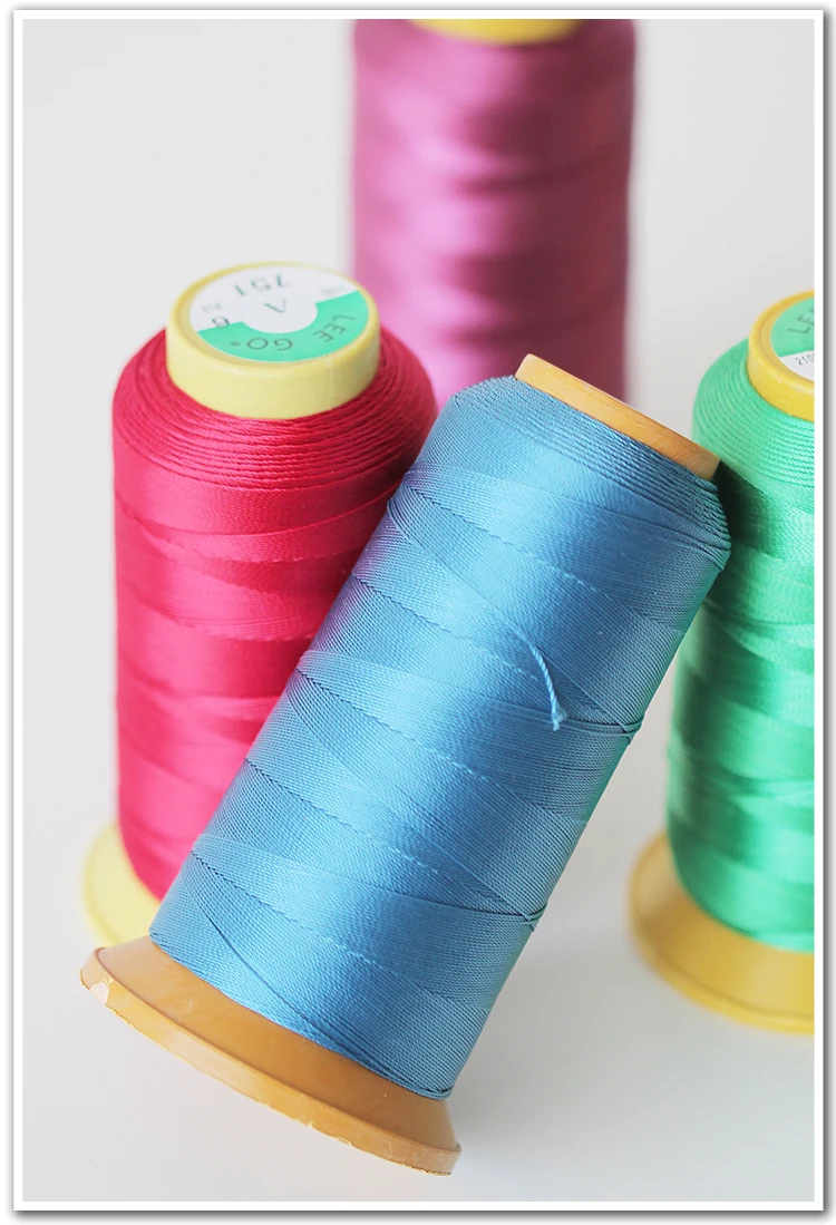 3pcs 210D/6 High Strength Bonded Nylon Sewing Thread 600meter/spool For Upholstery Outdoor Market Drapery Beading