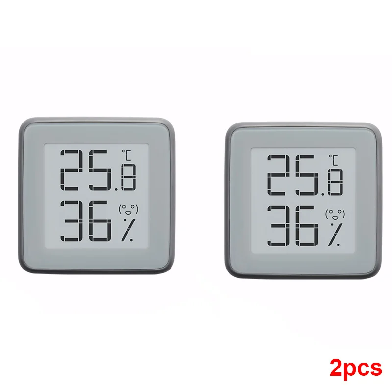 Upgrade Version] In stock MMC E-Ink Screen BT2.0 Smart Bluetooth  Thermometer Hygrometer Works with MIJIA App Home Gadget Tools - AliExpress