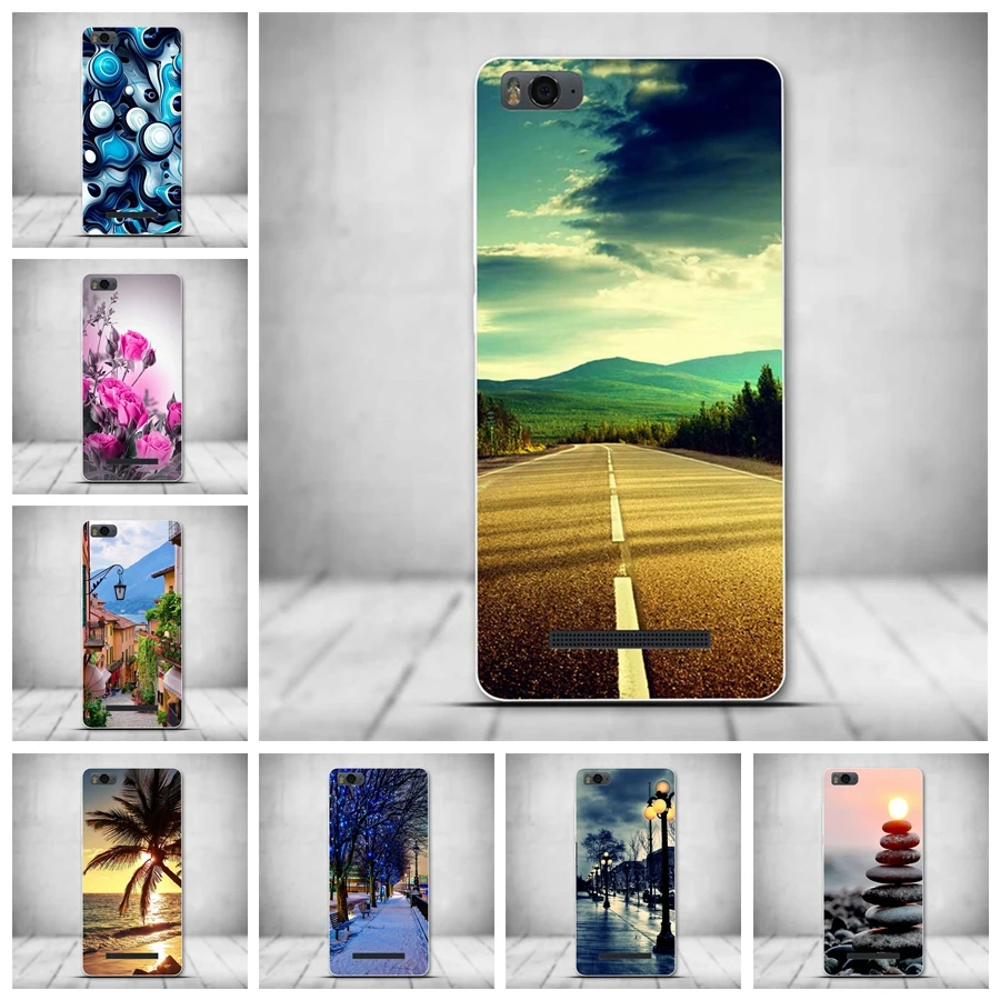 3D рельефный чехол для Xiaomi Mi4c Mi 4c мягкие силиконовые гелевые чехлы телефонов M4i/M4C
