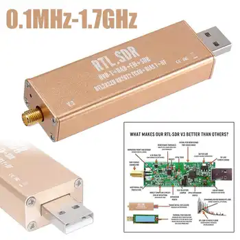 

RTL SDR Receiver TCXO RTL2832U R820T2 V3 Pro 0.5PPM HF SMA Software Defined Radio Fullband for Windows 10 Android